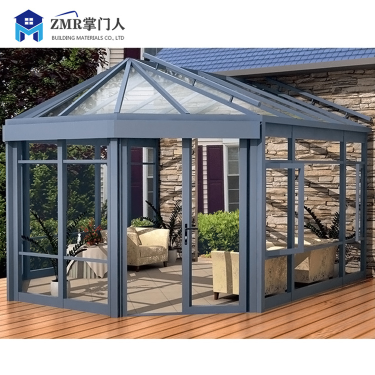 Garden veranda aluminium sunroom kits winter garden glass room sunroom