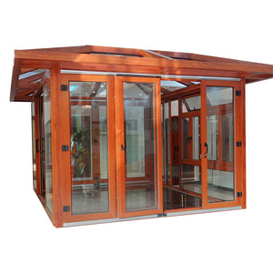 DIY prefabricated veranda sunrooms glass houses aluminium kit sunrooms