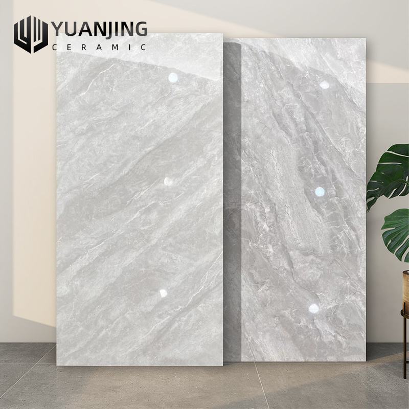 Luxury indoor tiles 600x1200mm wireless textured Modern gloss marble floor tiles living room kitchen and bathroom wall tiles