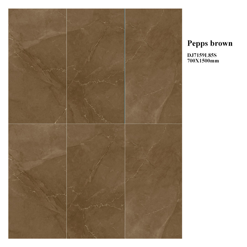 Contemporary Large Format Panel Luxury Wall and Interior Decoration 750*1500mm  Glossy Ceramic Tile Porcelain