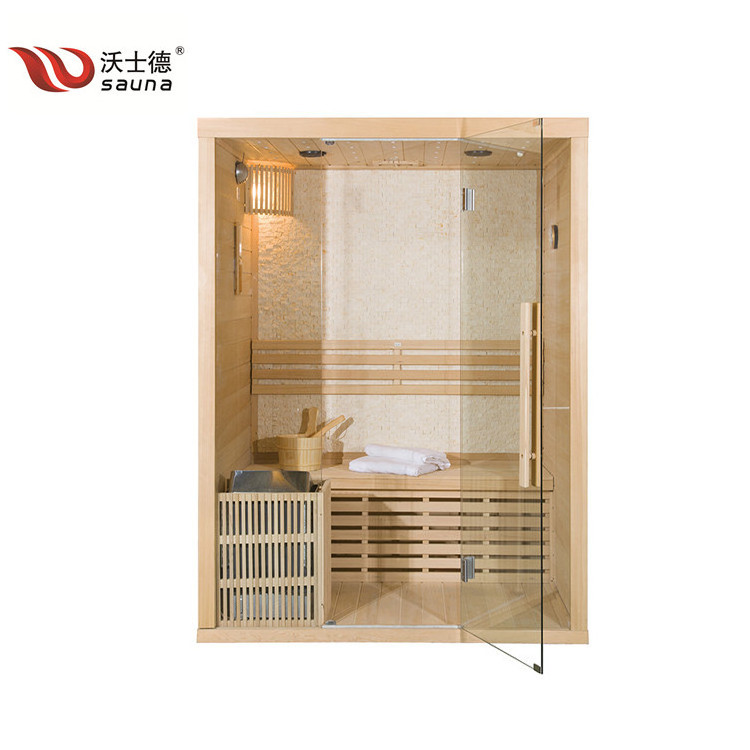 Best selling traditional sauna room wet sauna rooms 2person