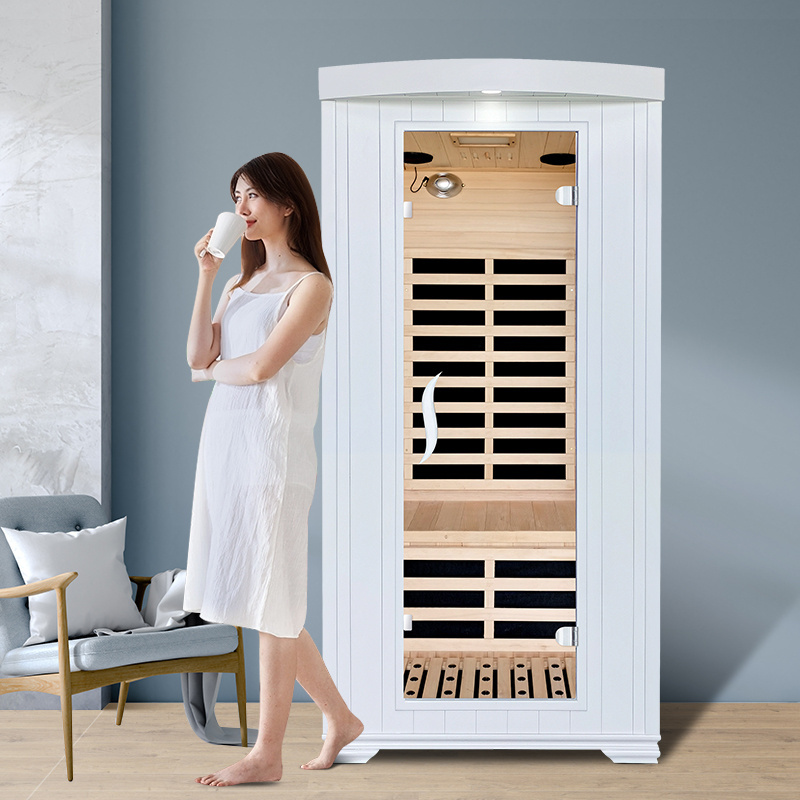 1 Person Infrared Sauna Cabin Physical Therapy Sauna For Health