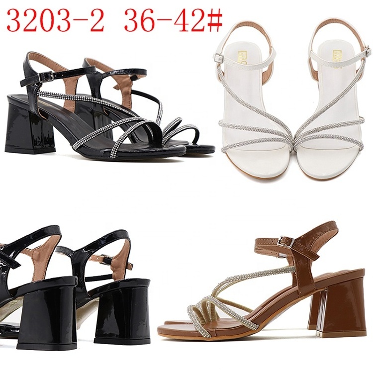 7.5cm women heeled sandals sandale femme for women and ladies sandales a talons hauts shoes with heels