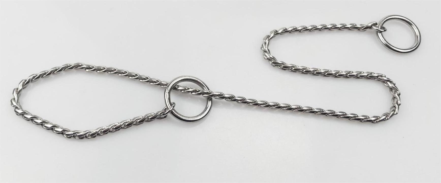 12mm Stainless steel snake chain  pet supplies cat and dog pet chain traction rope p chain for dogs