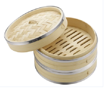 Wholesale Chinese Cheap Multi-function Dumplings Fish Rice Steamer Steam Pot Bamboo Steamer Basket With Lid