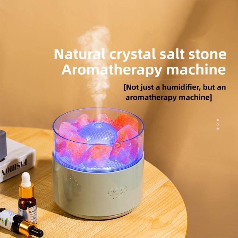 nature essence Salt Stone Aromatherapy Machine Essential Oil Atomization Diffuser Office gift Colorful aroma diffusers