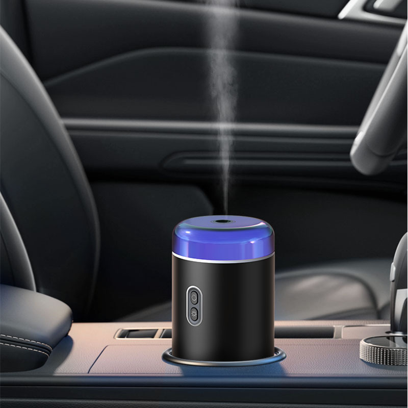 New Essential oil Aromatherapy Ultrasonic Air Humidifier Led Mini Mute Portable USB Plastic Car Perfume Aroma Diffuser