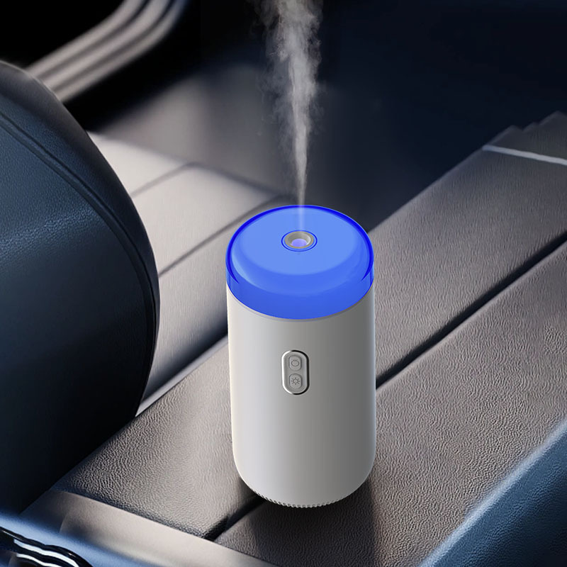 New Essential oil Aromatherapy Ultrasonic Air Humidifier Led Mini Mute Portable USB Plastic Car Perfume Aroma Diffuser