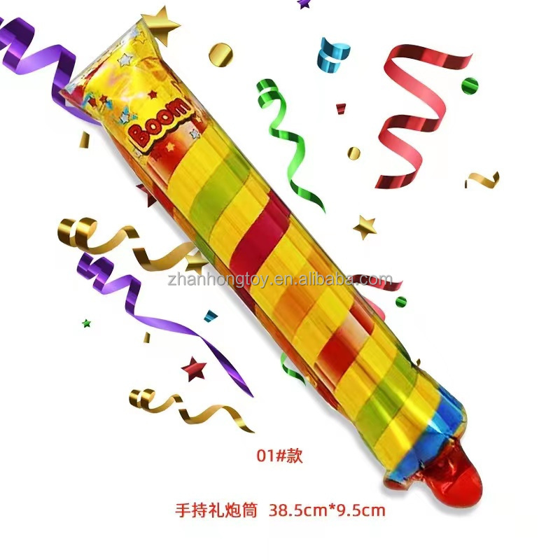 2023 the newest foil balloon Inflatable Confetti Poppers For New Year Christmas Wedding Birthday Party Supplies