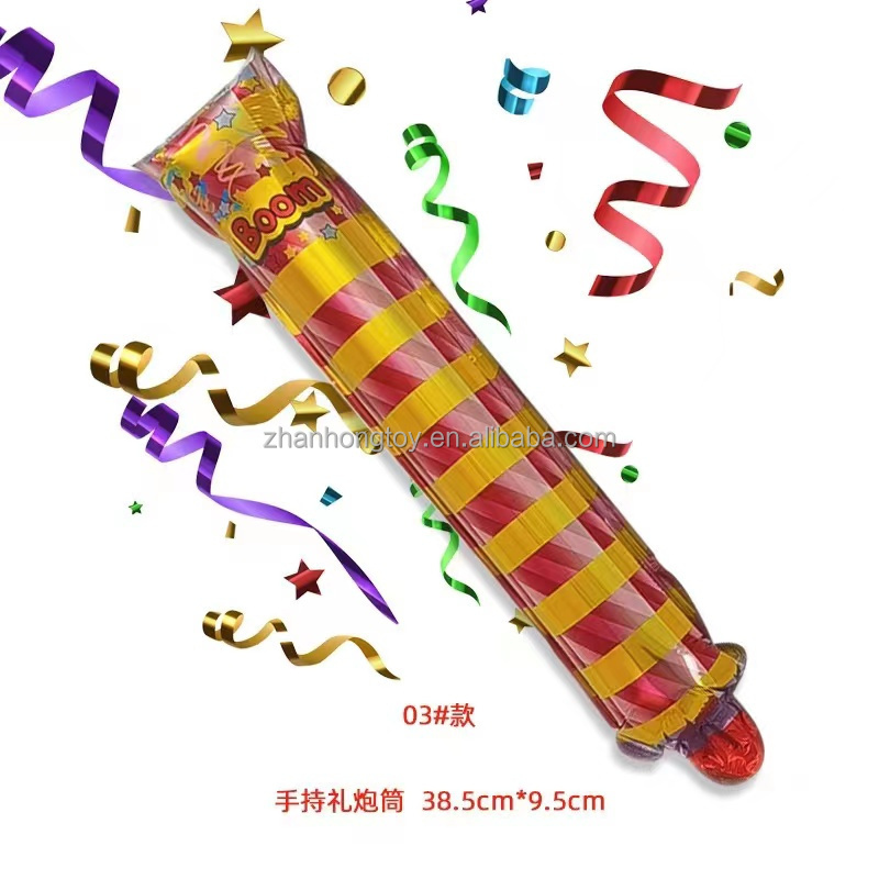 2023 the newest foil balloon Inflatable Confetti Poppers For New Year Christmas Wedding Birthday Party Supplies