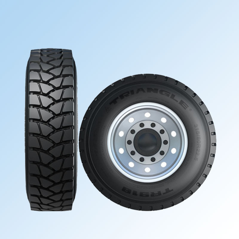 China TOP Brand Triangle 315/80R22.5  pattern TR918 tubeless radial truck tire