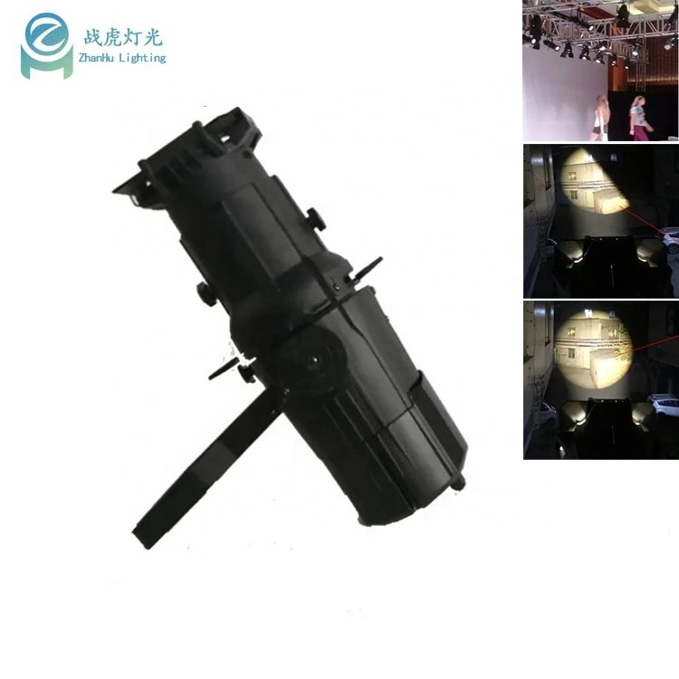 High power 150w 200w  led imaging light  with gobo clamp warm white 2in1 profile stage light