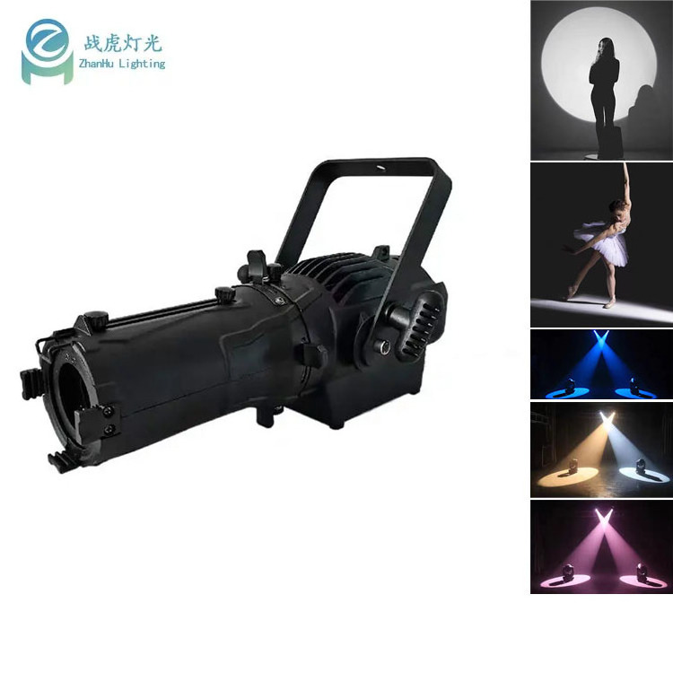 Multifunctional warm color T show follow light  60w zoom  mini ellipsoid spotlight for theater