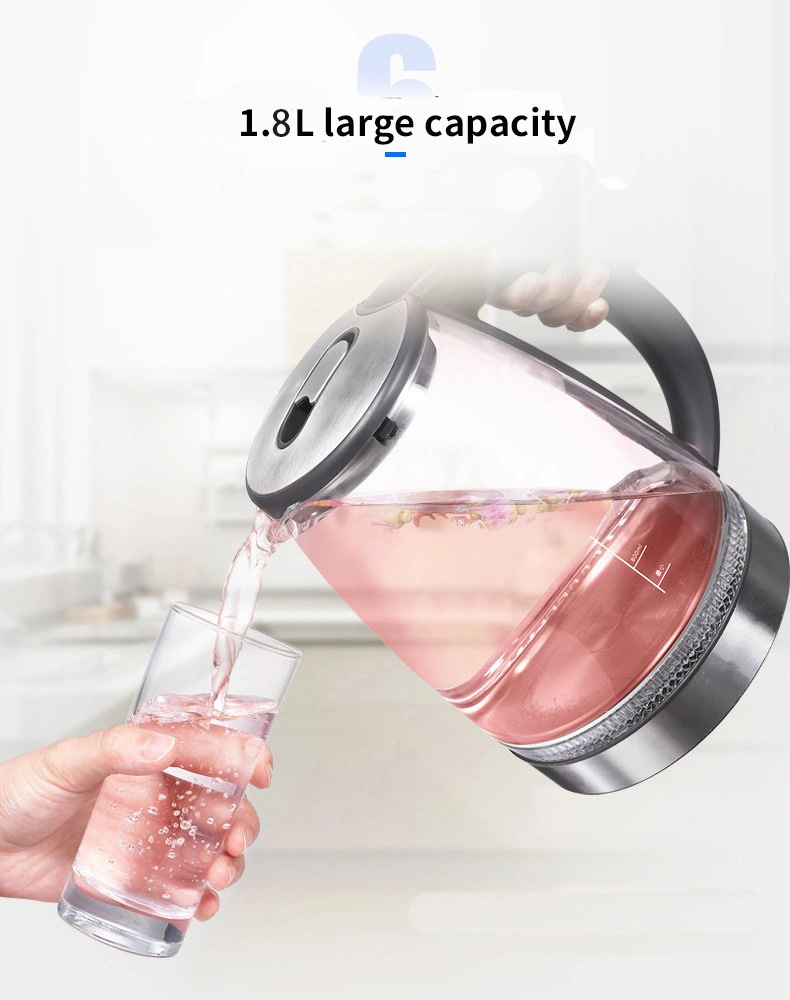 Automatic Power off Multifunctional Health Pot 1.8L Glass Electric Kettle