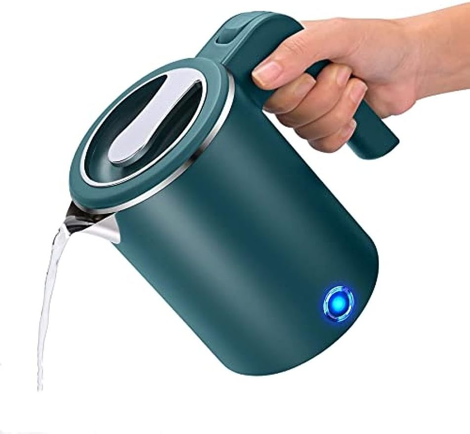 New Product Mini electric kettle 0.8L water coffee tea maker Portable quick boiler hotel appliances double wall small