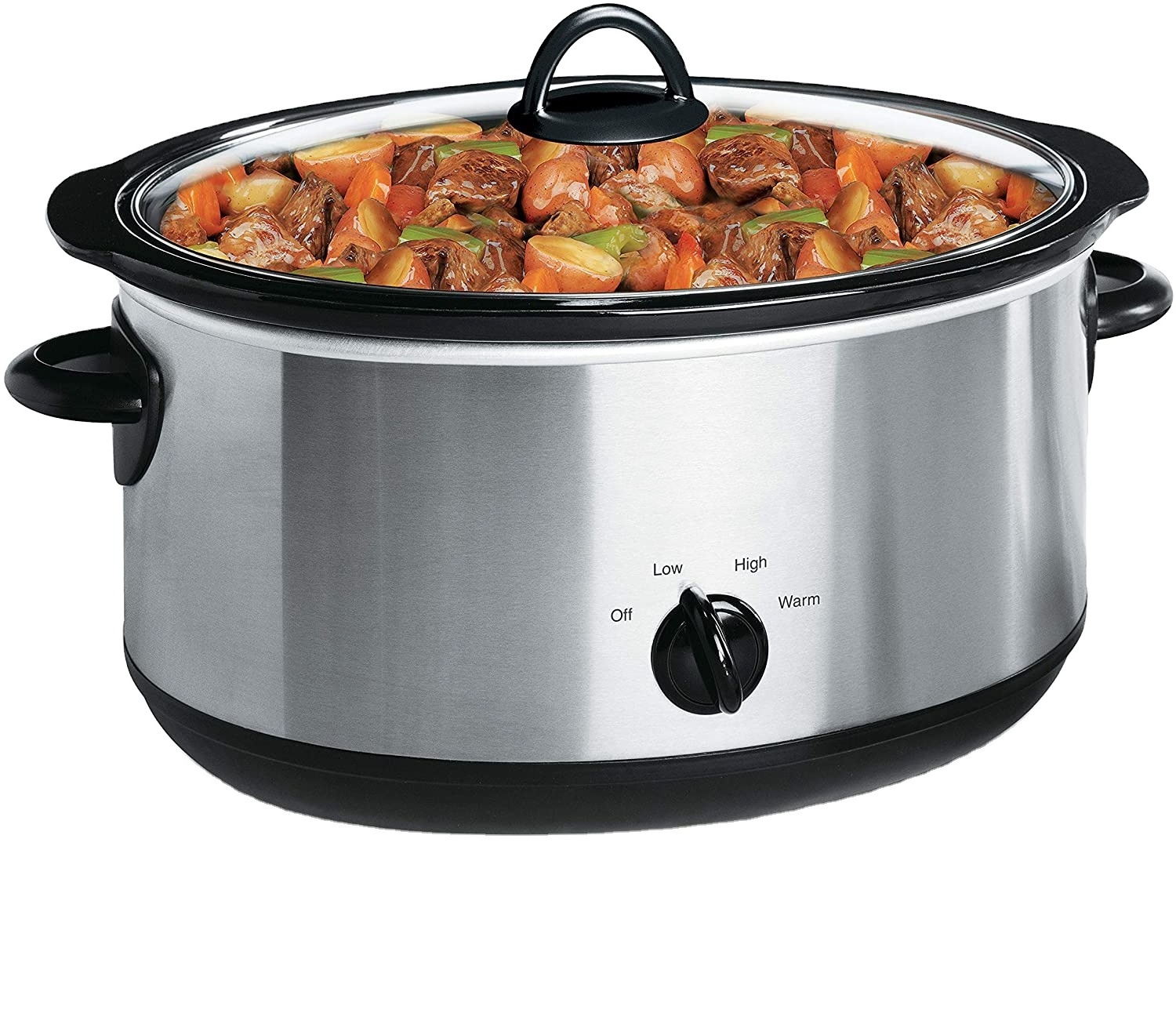 3.5L/4.5L Oval Manual Stainless Steel Slow Cooker with Stoneware inner pot 220V 60Hz 160W