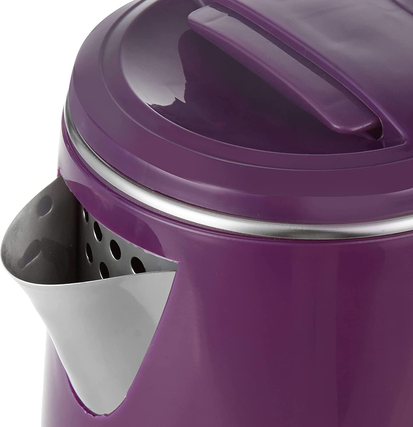 High quality Kitchen appliance Purple Double Wall Plastic Home Appliances 1.8L Plastic Wholesale Electric Kettle