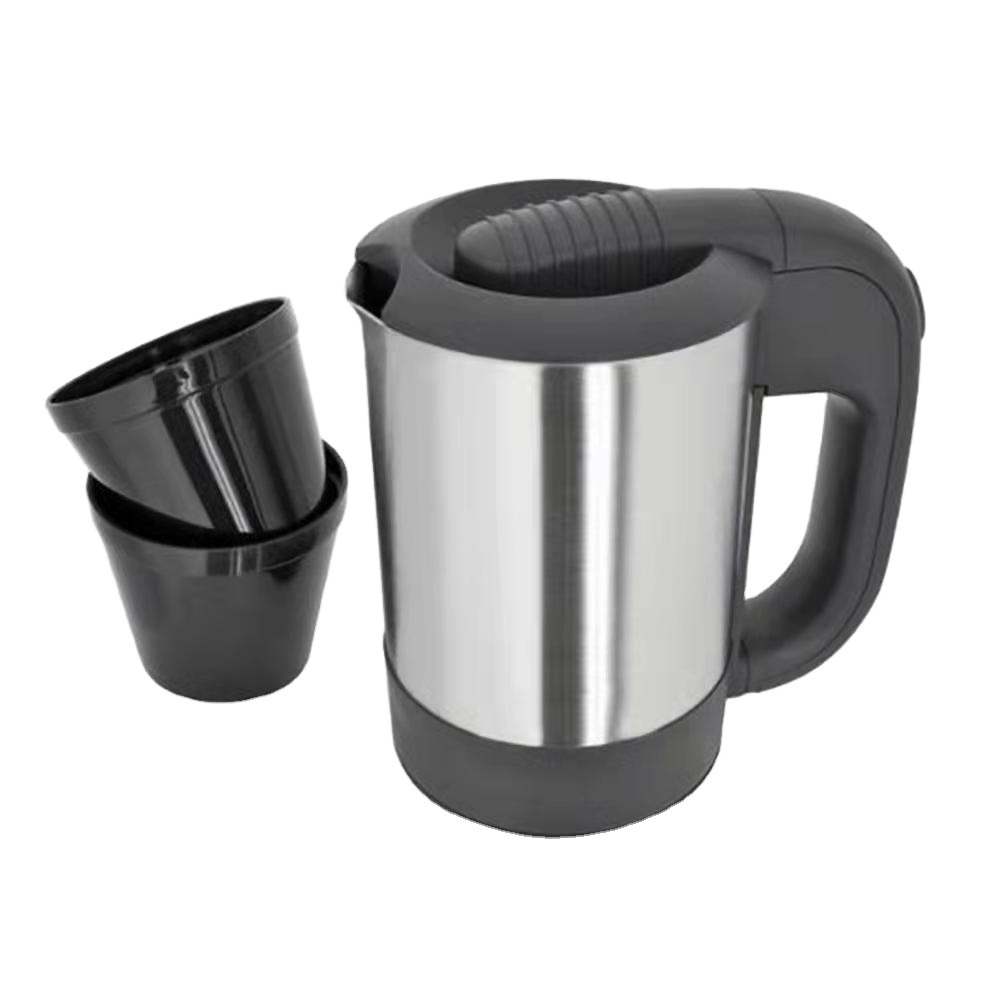 Wholesale Electric Appliances Manufacturers 0.5L Electric Kettle with 2 Plastic Cups CE CB RoHS