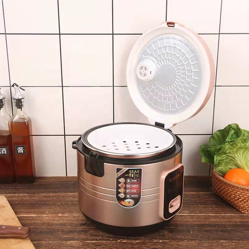 High quality Deluxe Rice Cooker Olla Arrocera Champagne Color Kitchen Cooker Multi Liter Auto Keep Warm Electric Rice Cooker