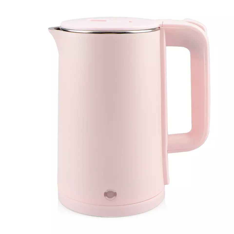 Anti-Scald Cold Touch 1.8L Double Wall Green Color Water Bottle Home Small Appliances Electric Kettle