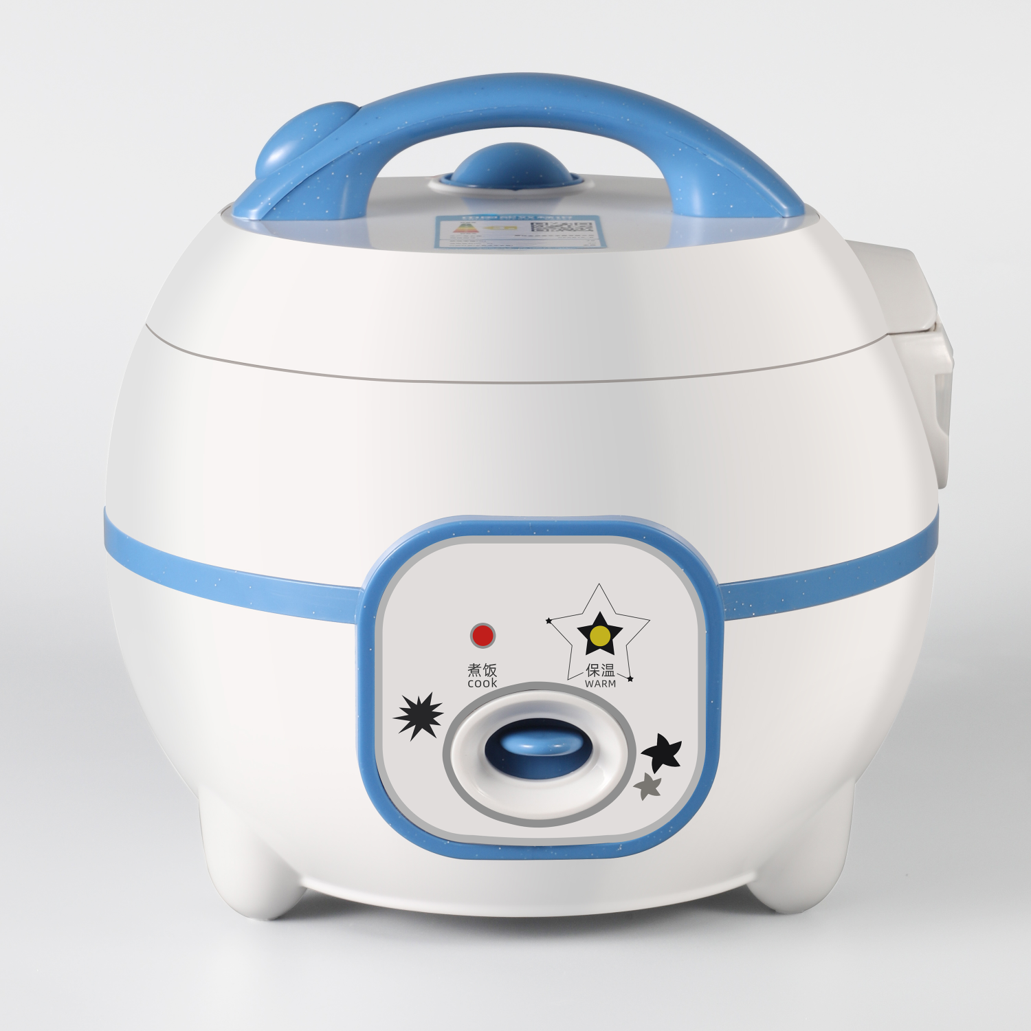 1.0L/400W 110v  non-stick coating inner pot with steamer mini rice cooker brazilian market