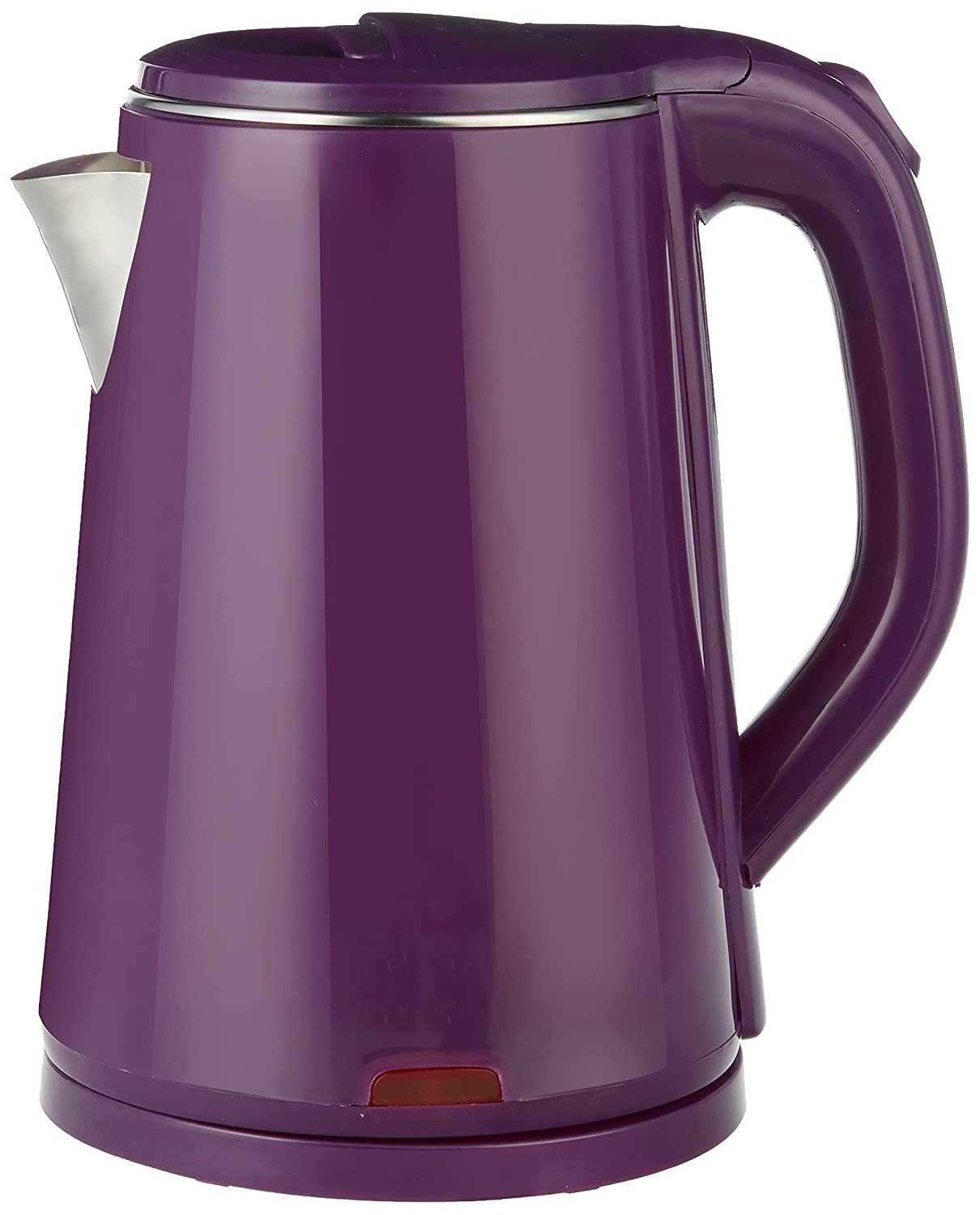 High quality Kitchen appliance Purple Double Wall Plastic Home Appliances 1.8L Plastic Wholesale Electric Kettle