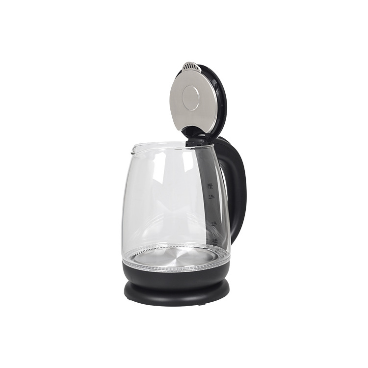 Top sale kitchenware top sell Electric Glass Tea Kettle 2.0 Liter with Ss Lid CE CB rohs