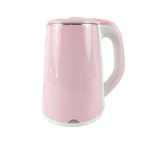 2.5L High quality Double Wall  Stainless Steel Water  Kettle Anti Hot Tea Maker