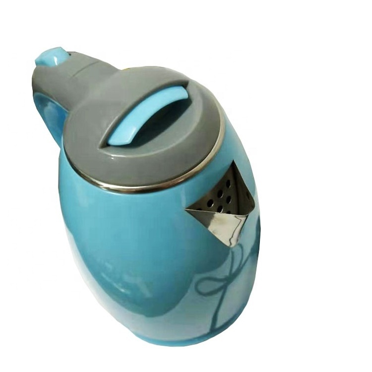 Good Market Kettle Blue With Grey 1.8L 220V Double Wall Plastic Electric Kettle