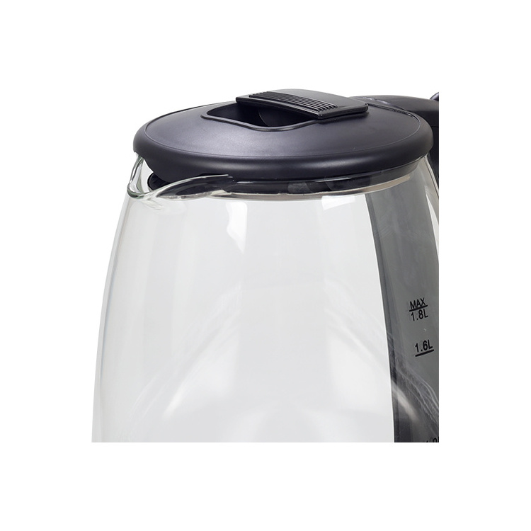 Top sale kitchenware top sell Electric Glass Tea Kettle 2.0 Liter with Ss Lid CE CB rohs