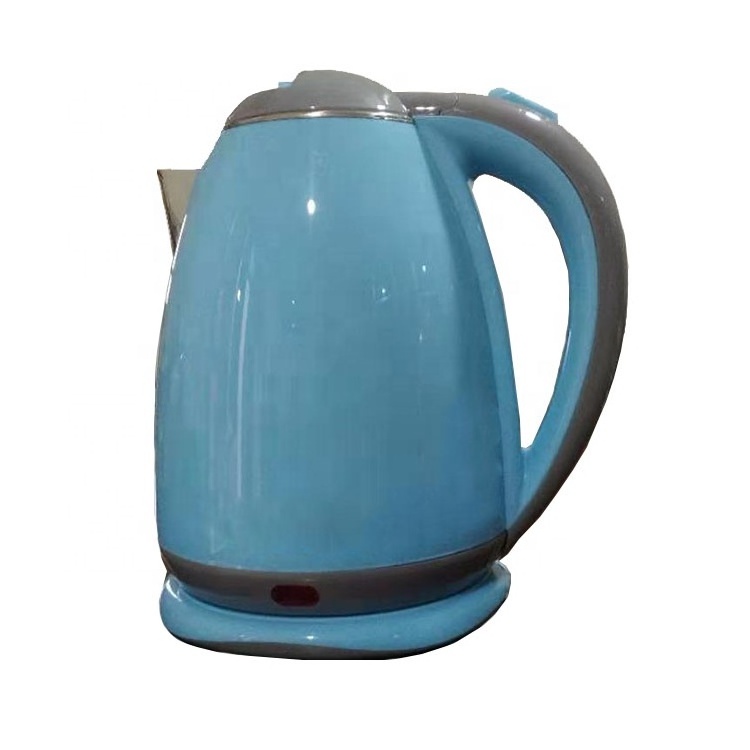 Good Market Kettle Blue With Grey 1.8L 220V Double Wall Plastic Electric Kettle