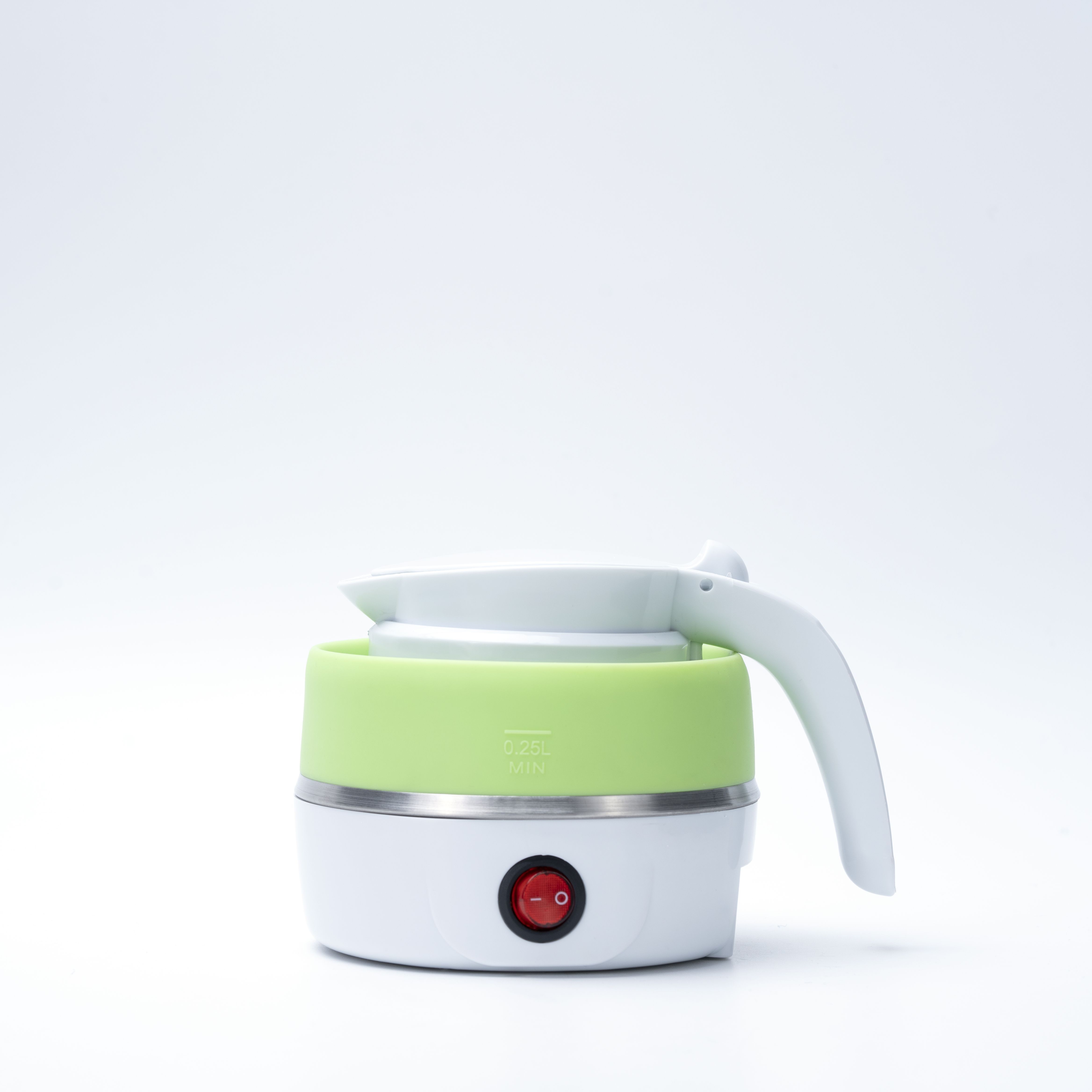 110V/220V Portable Electric Travel Kettle  0.6L Mini Portable Foldable Kettle Collapsible Outdoor silicone Electric Kettle