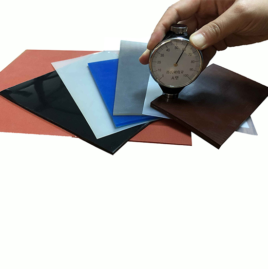 Transparent high temp electrically conductive adhesive backed silicone sheet