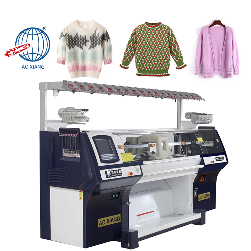 Professional Design Fully Automatic Jacquard Pattern Computerized Sweater Domestic Knitting Machine