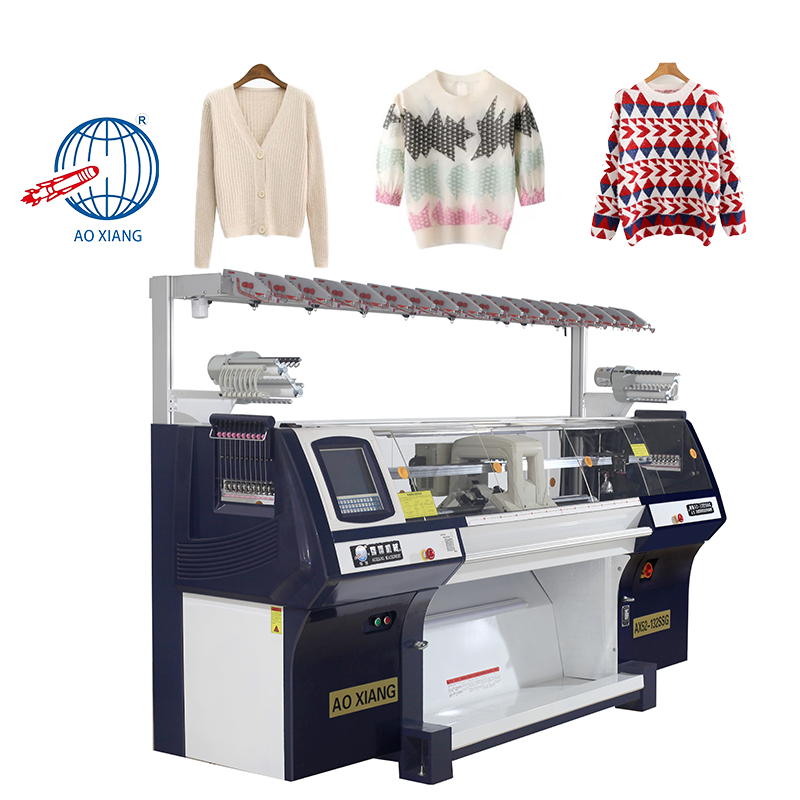 Customized Jacquard Pattern STOLL Computerized Sweater Flat Knitting Machine For Sweater