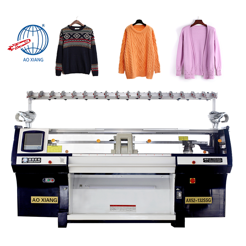 Customized Jacquard Pattern STOLL Computerized Sweater Flat Knitting Machine For Sweater