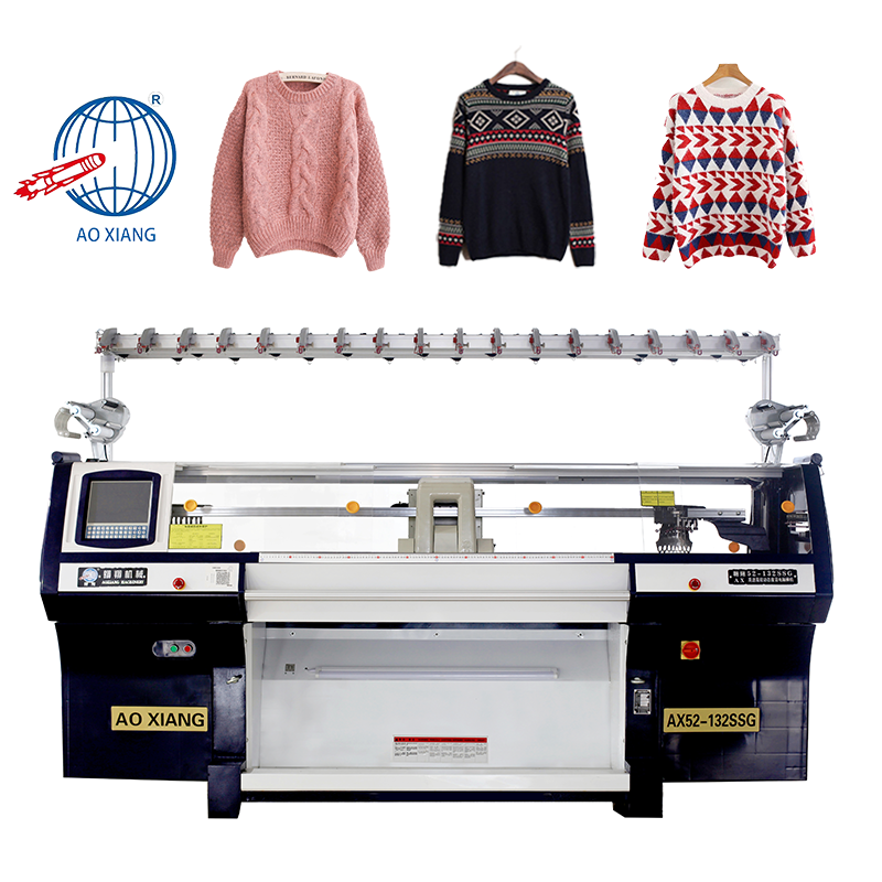 Professional Design Fully Automatic Jacquard Pattern Computerized Sweater Domestic Knitting Machine