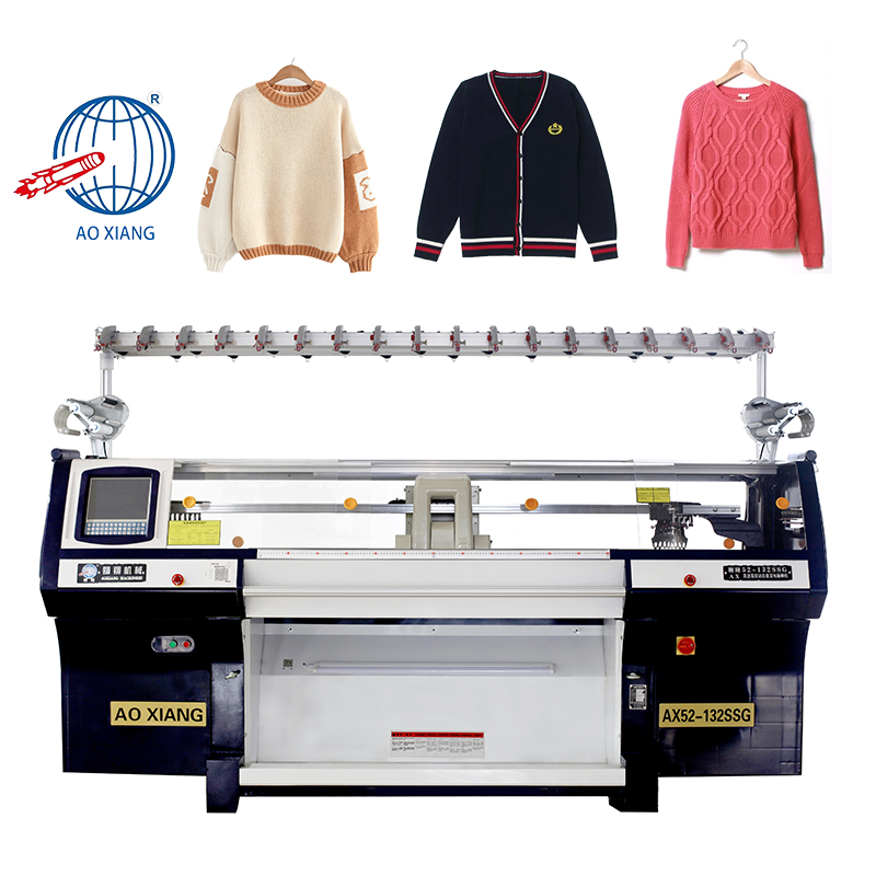 Customized Jacquard Pattern STOLL Computerized Sweater Flat Knitting Machine For Sweater