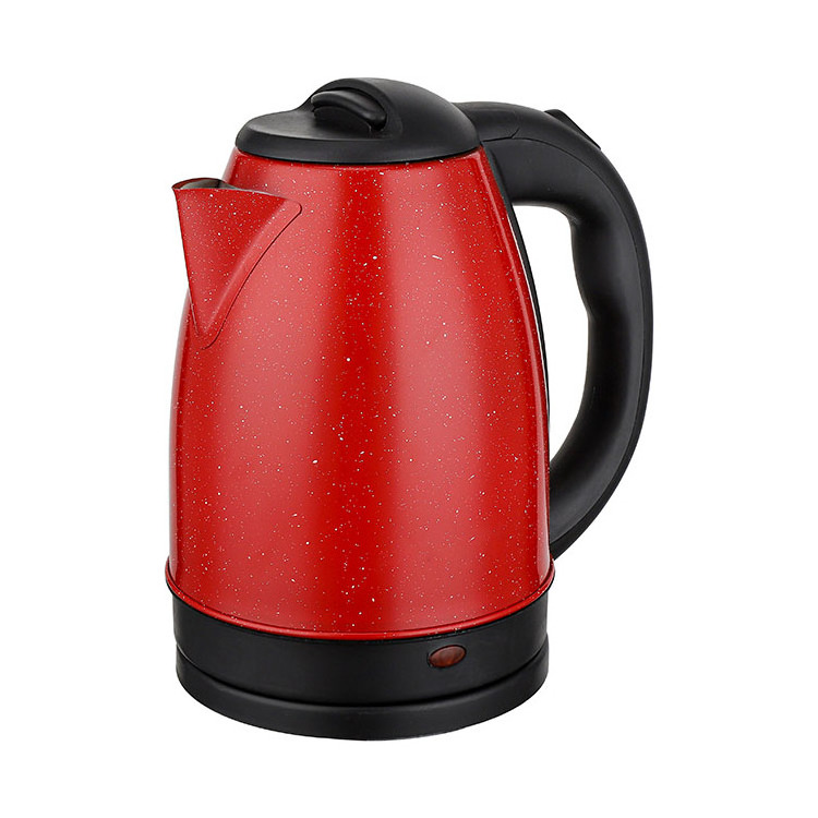 Modern 360 degree rotational base wireless electric stainless steel kettle