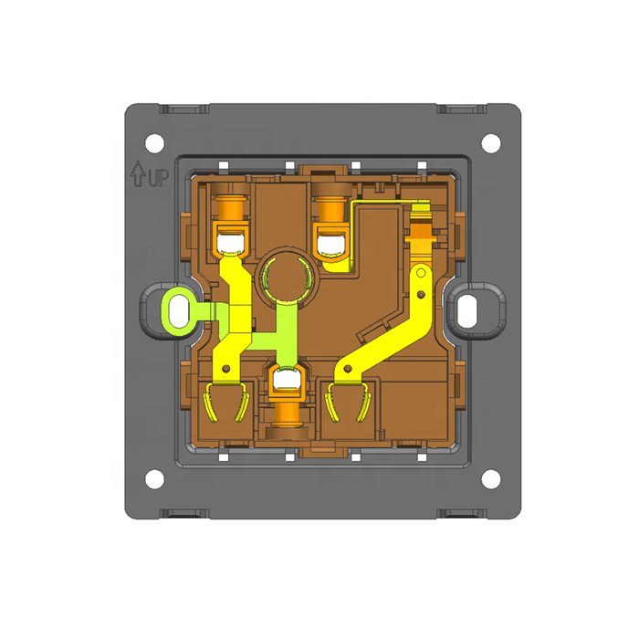 Pakistan High quality Customized electrical wall switch socket metal iron board frames