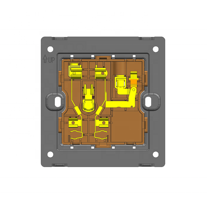 Pakistan High quality Customized electrical wall switch socket metal iron board frames