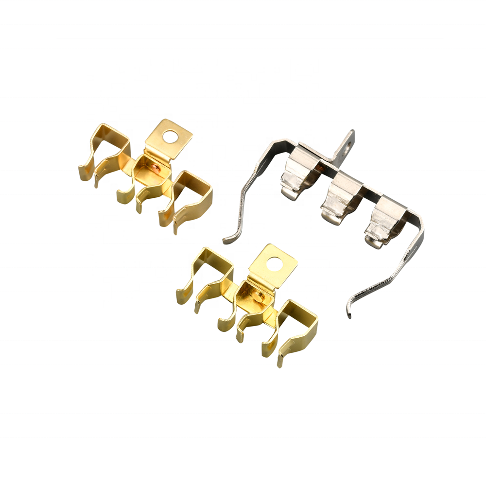 Profession OEM Customized Copper Meter Electrical Italy Switches and Sockets Outlet Brass Stamping Earth Parts