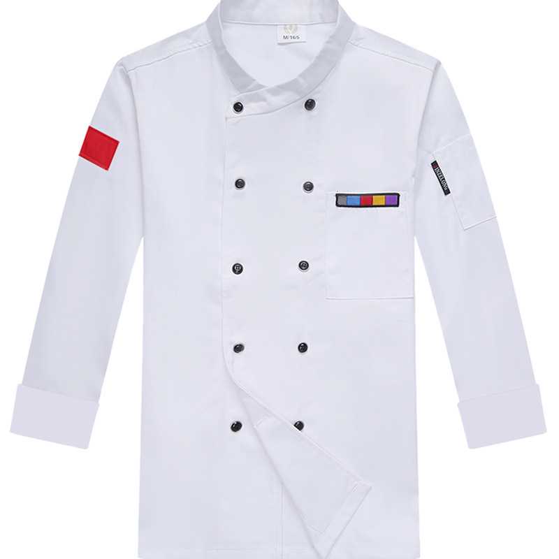 Customized Logo Chef Jacket Coat Short Sleeve Hotel Kitchen Restaurant Workwear Catering Cook Uniform With Pocket