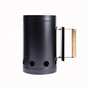 Outdoor charcoal fire starter ignition barrel camping charcoal kindling barrel chimney starter