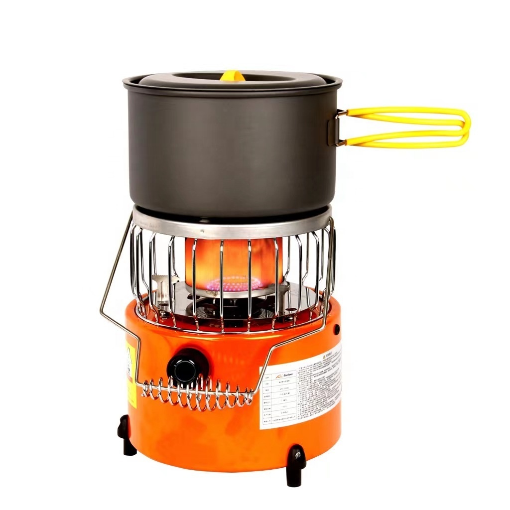 Mini gas camping stove heater 2000W power cooker mini kitchen heater machine outdoor use