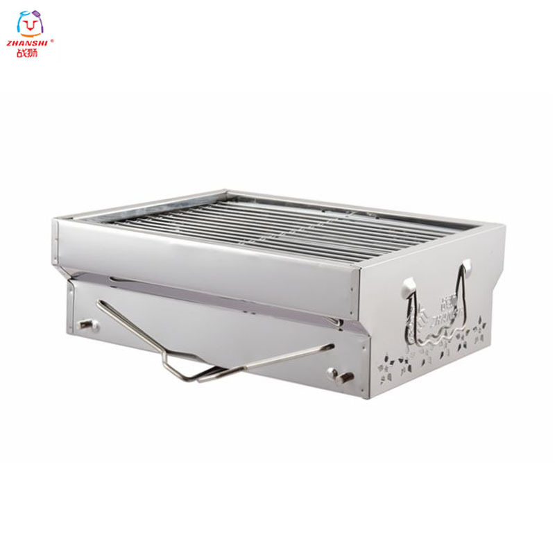 Factory Price Mini Folding Barbecue Grill Charcoal Portable Picnic Yakitori Skewers BBQ Grills Outdoor