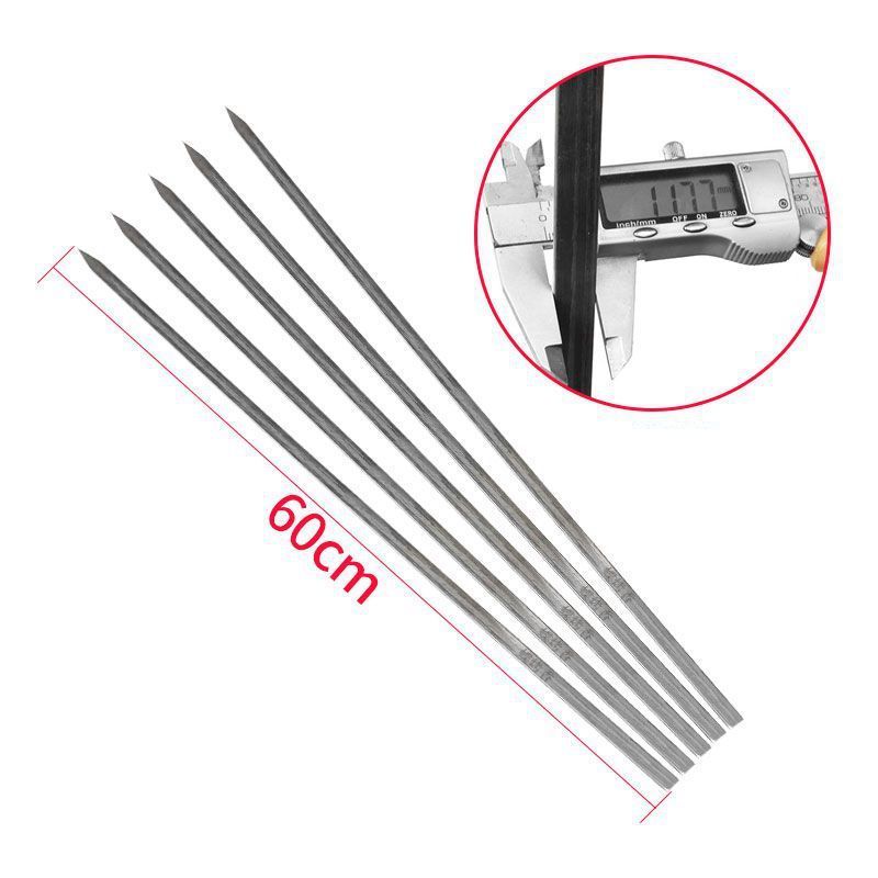 Great quality rotating aluminum brazilian bbq skewer stainless steel bbq beef skewer barbecue stick skewer