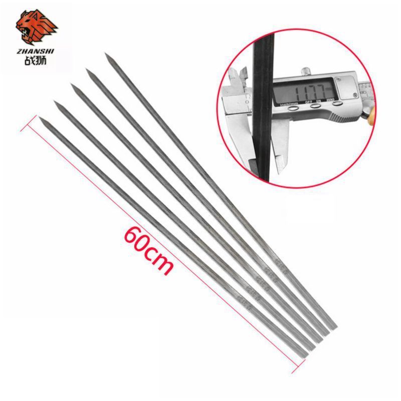 Great quality rotating aluminum brazilian bbq skewer stainless steel bbq beef skewer barbecue stick skewer