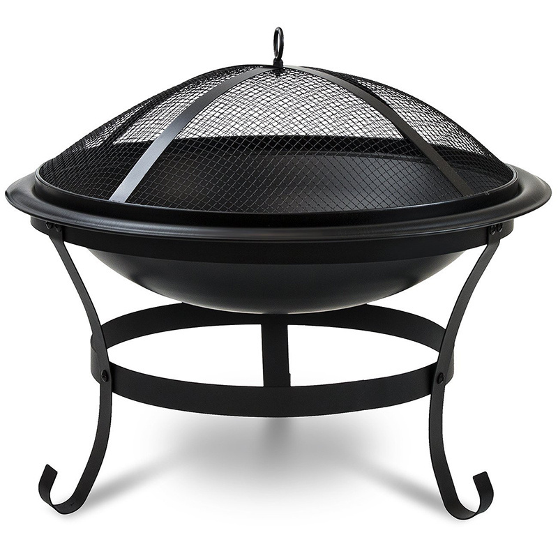 Portable Tripod Barbecue Stove Outdoor Camping Bonfire Party Warming Cooking Brazier BBQ Fire Pit With Mesh Cover