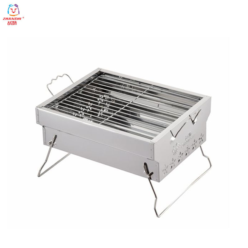 Factory Price Mini Folding Barbecue Grill Charcoal Portable Picnic Yakitori Skewers BBQ Grills Outdoor